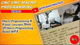 2. Concepts on which CNC Macro Programming fully based | Macro Variables | Macro Functions | #macros