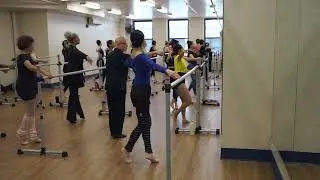 2025 Adult Ballet Beginner Barre: Pull the foot into plié fifth, Push the pas de bourrée