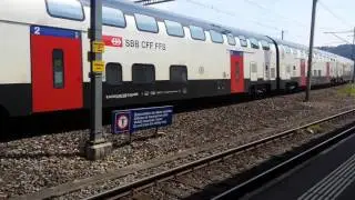 Einfahrt SBB RABe 502 + Thurbo GTW