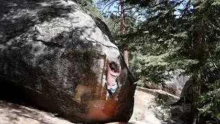 Black Mountain Bouldering: Born Under Punches (V7)