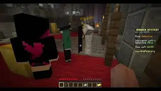 I am playing minecraft (Murder Mystery and BedWars part 1)