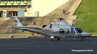 Agusta Westland AW-109SP GrandNew RA-01986. Взлет с HeliRussia-2018