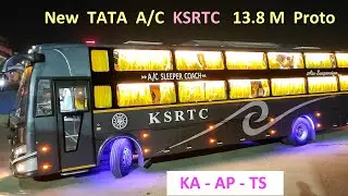 Black  Beauty  -   New TATA A/C Proto 13.8 M KSRTC Bus