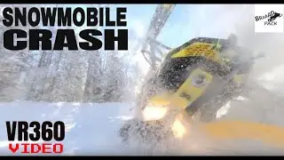 SNOWMOBILE CRASH 360 VR - SKI-DOO 600 ACE | Parts 2 - Trail to Nelma  4k