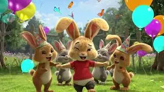 Baby Rabbit Fun Song | Learn Colors Numbers Letters | Educational Dance Song by Baby Rabbit