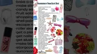 THINGS TO DO IN SUMMER👙☀️👙☀️👙👙🌻🌻😎
