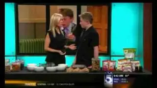 Reed Alexander, Nevel from Nickelodeon's iCarly visits KTLA NEWS with Kewl Snacks