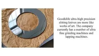 Circular slitting knife for processing steel coils line