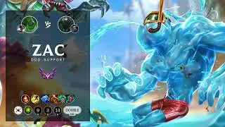Zac Support vs Pyke - KR Master Patch 12.13