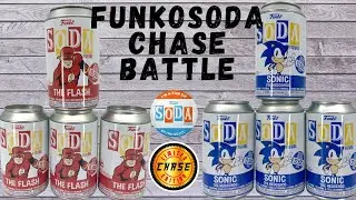 FUNKO SODA CHASE ROULETTE BATTLE | The Flash vs Sonic