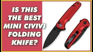 IS THIS THE BEST CIVIVI Mini Shakan Pocket Knife? EDC Small Folding Knife  V Blade Aluminum Handle