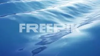 Beautiful Waves on Blue Abstract Water Surface Seamless  Looped 3d Animation
