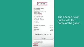 ItsaCheckmate Kitchen Ticket Demo