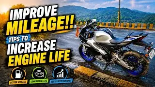 How To Increase Motorcycle Engine Life ⛽️ Increase Mileage Tips 🔥 Yamaha R15 M