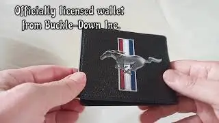 Buckle-Down Mustang logo wallet