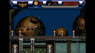 Sega Mega Drive 2 Smd 16 bit Judge Dredd The Movie Stage 1 / Судья Дредд Уровень 1 Прохождение