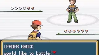 Pok&eacute;mon FireRed - DEVYN vs. LEADER BROCK (Pewter City)