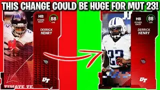 THIS CHANGE COULD BE HUGE FOR MUT 23! | MADDEN 23 ULTIMATE TEAM