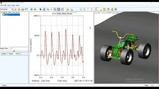 Tire And Road Model In ADAMS View ! ADAMS Tutorial on How To Model Tire and Road for ATV