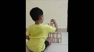 Develop Patience and learn to focus - Jenga wooden blocks for kids