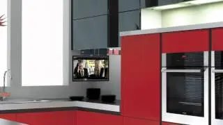 eidola under cabinet flip down smart kitchen TV