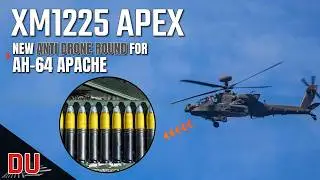 Как вертолет AH-64 Apache превращается в истребитель беспилотников с помощью боеприпаса 'XM1225 A...