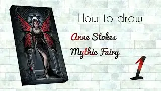 How to draw Anne Stokes Mythic Fairy-1