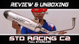 Review Knalpot CLD Standar Racing C2 Full Stainless, Honda Vario 150 Old