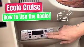 Ecolo Cruise Enlcosed Mobility Scooter How to Use the Radio!