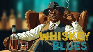 Relaxing Whiskey Blues Music 🎸 Emotional Blues Guitar for Long, Lonely Nights
