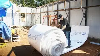 Roll On Under Slab Insulation! Never seen this before!