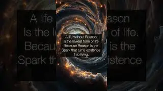 A life without Reason is the lowest form of life. #transfiguration