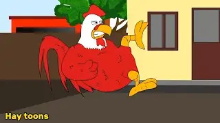The Angry Christmas chicken 🐔 😂😂 - Jerry Hay/Hay toons😁 /Merry Christmas🎄 
