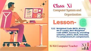 1.3.2. Weighted Code BCD Binary 84 2 1 code Non Weighted code GREY Excess 3 ASCII ISCII Unicode 1's