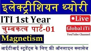 चुम्बकत्व पार्ट-01| Electrician Theory ITI 1st Year