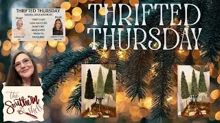 Adorable Thrift Flip Christmas Gift Trees.