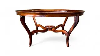 Coffee Table in Caviuna & Glass, Giuseppe Scapinelli, 1950s - Lot 867
