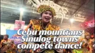 Sinulog Festival Cebu mountains dance contest between small towns. Spirits are there
