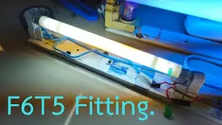 (Reupload) CEMAlights #28 | Homemade F6T5 Fluorescent fitting fixture.