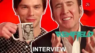 Nicholas Hoult & Nicolas Cage RENFIELD Interview (2023) // Dracula