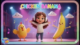 🎶 Elena dancing Chicken Banana - Kids Music and Dance with Elena | HappyBabies