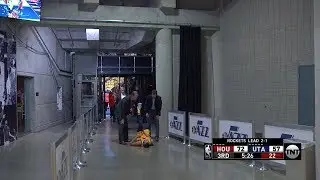 Dante Exum hamstring injury | Game 4 Houston Rockets v Utah Jazz 6 May 2018
