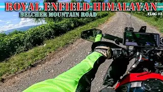 Himalayan Motorcycle Tackles Steep Belcher Mountain Gravel Backroad