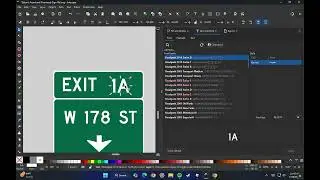 Timelapses of how I make overhead signs in Inkscape | Ggnn7567 YT