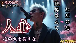 【魂の轟詩MV#2】人心｜心の火を消すな｜オリジナル曲｜人心music公式 / J-pop・和Rock・AI vocal・作業用BGM