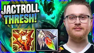 WHEN JACTROLL PICKS THRESH! - Jactroll Plays Thresh SUPPORT vs Nautilus! | Challenger TV