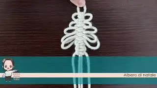 Pillole di macram&egrave;: piccolo albero di Natale