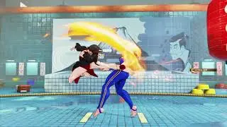 SFV ChunLi vs Juri barefoot