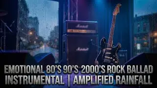 Emotional 80's 90's 2000's Rock Ballad Instrumental | Amplified Rainfall