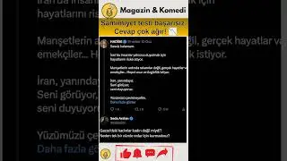 &Uuml;nl&uuml;lere samimiyet dersi verildi #hadise #gazze